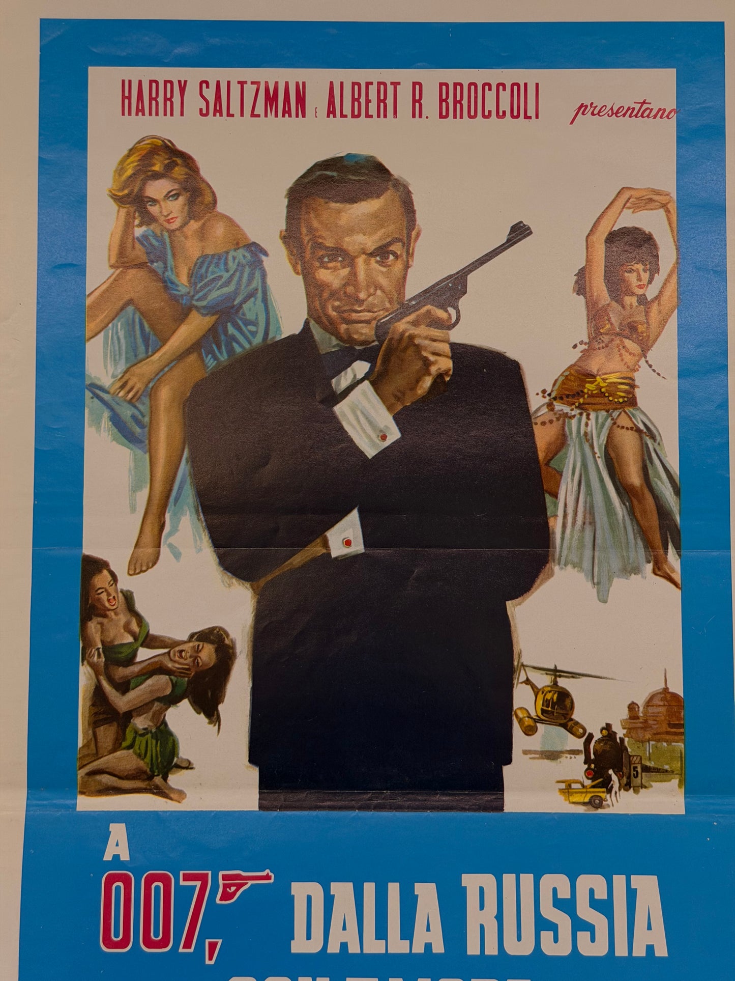 Locandina di cinema - 007 dalla Russia con Amore - Sean Connery