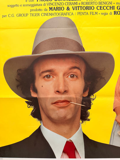 Manifesto di cinema - Johnny Stecchino - Roberto Benigni
