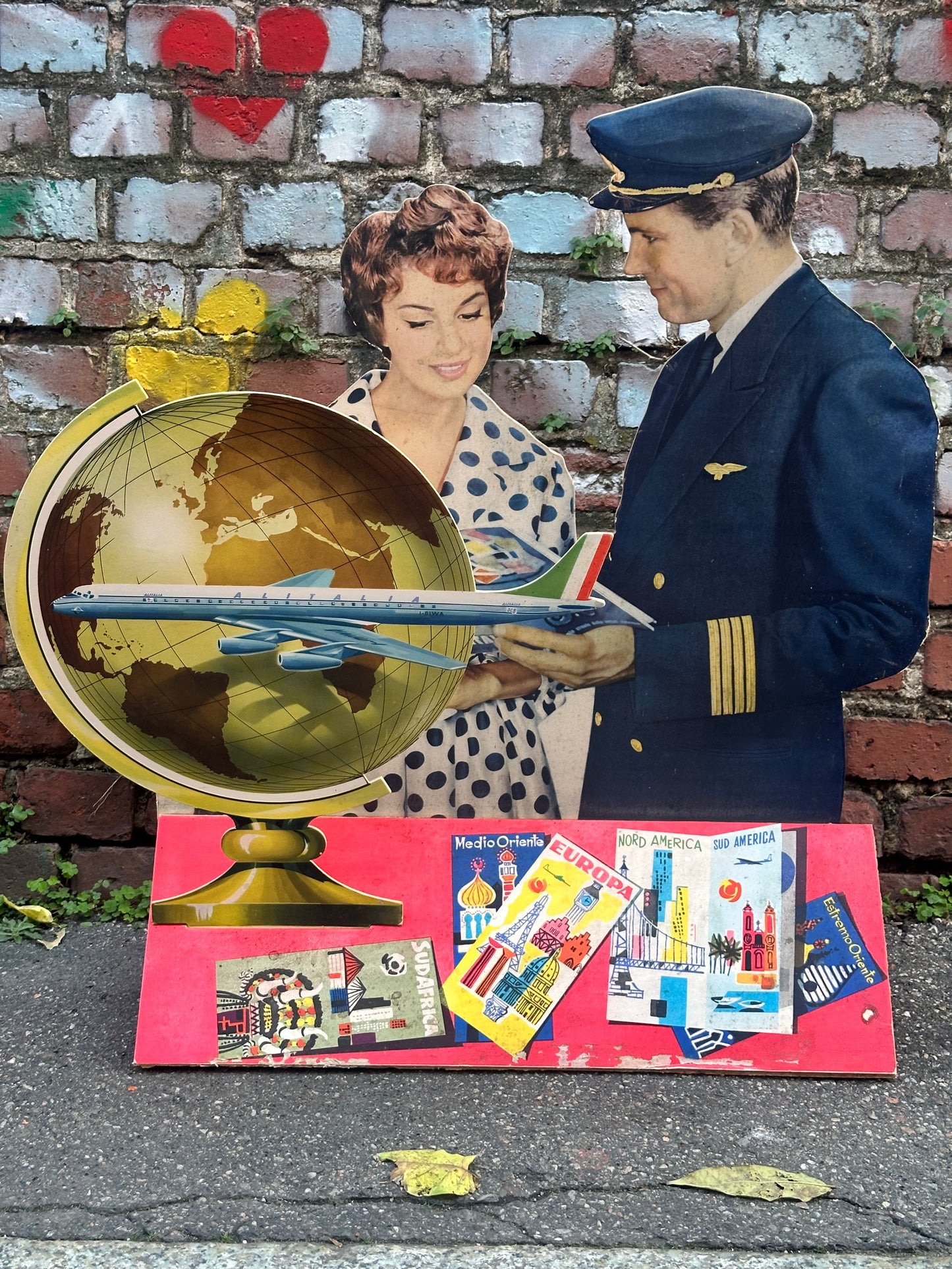 Cartonato pubblicitario originale - Alitalia