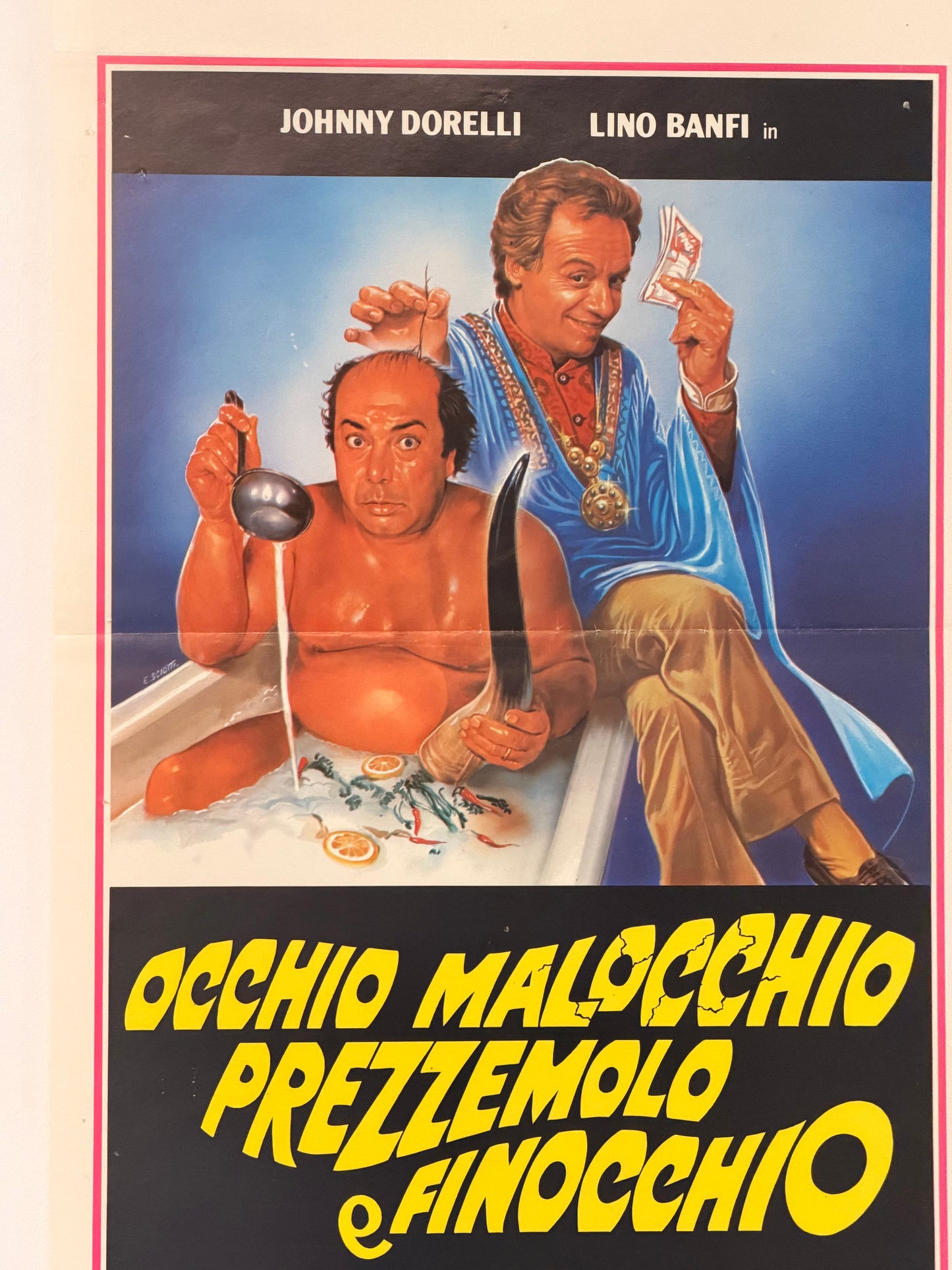 Locandina di cinema - Occhio malocchio prezzemolo e finocchio