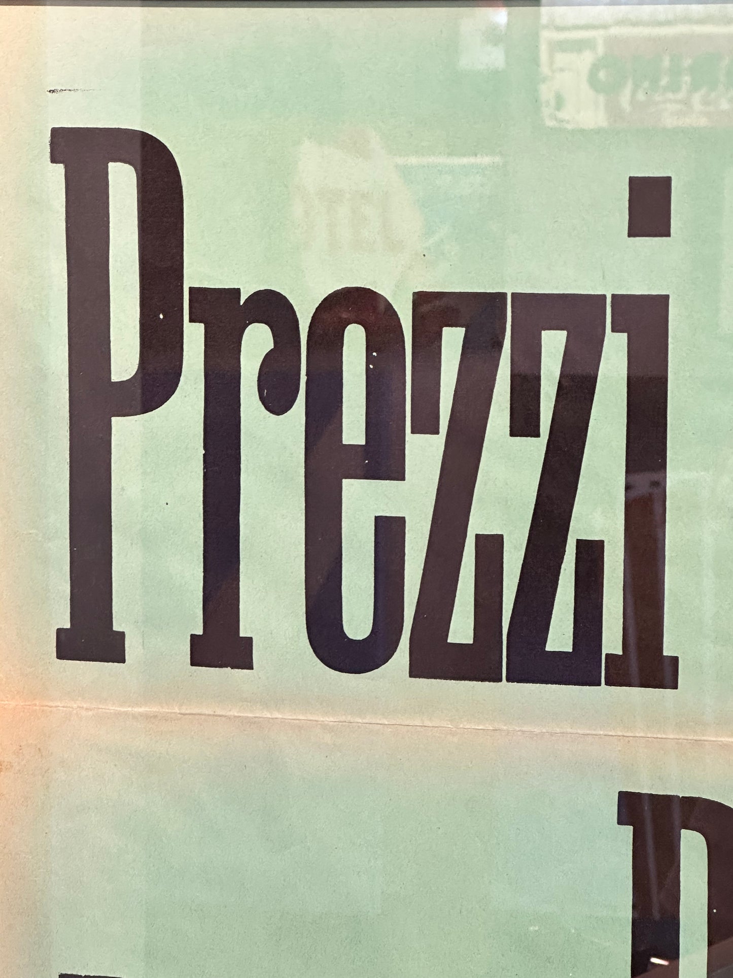 Manifesto pubblicitario originale - Prezzi Eccezionali per realizzo