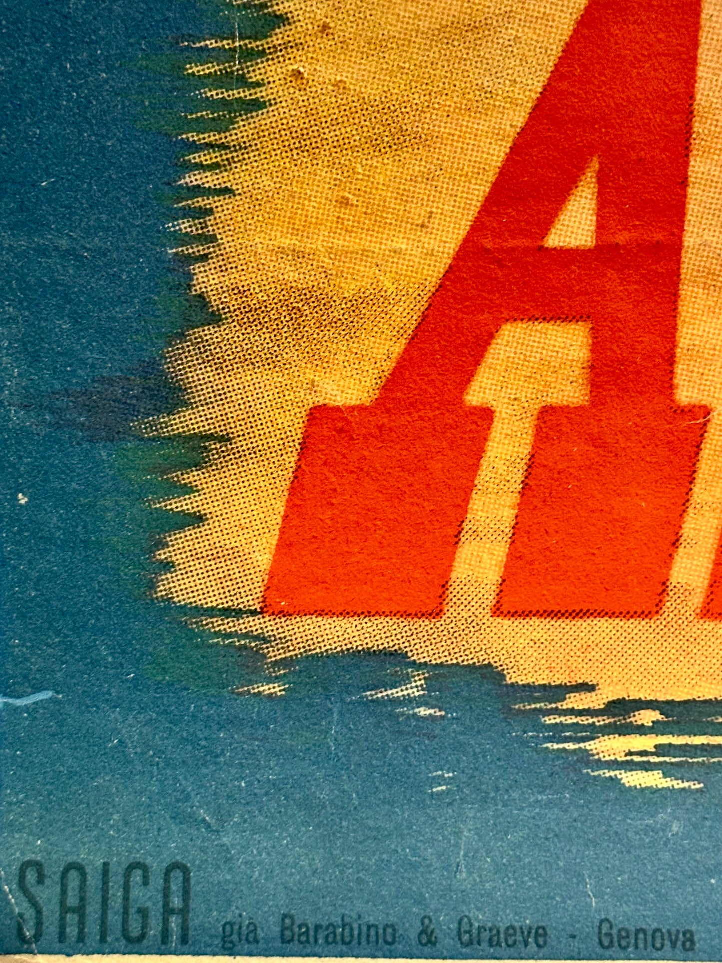 Manifesto pubblicitario originale - ENIT Alto Adige