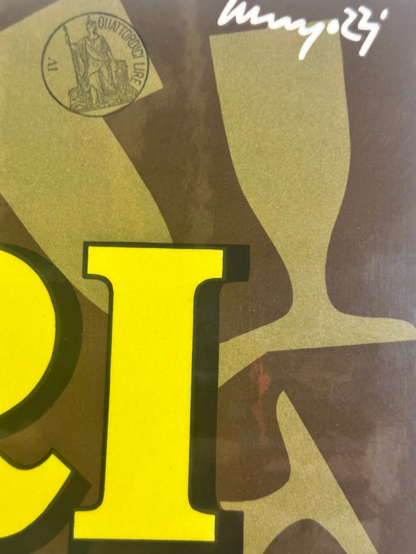 Manifesto originale pubblicitario - Campari Soda