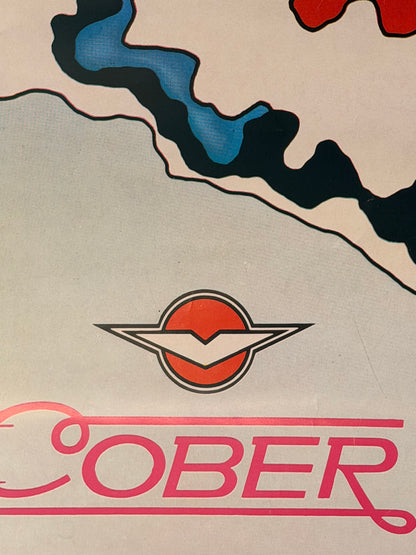 Manifesto pubblicitario originale - Sci Cober Milano - (montagna)