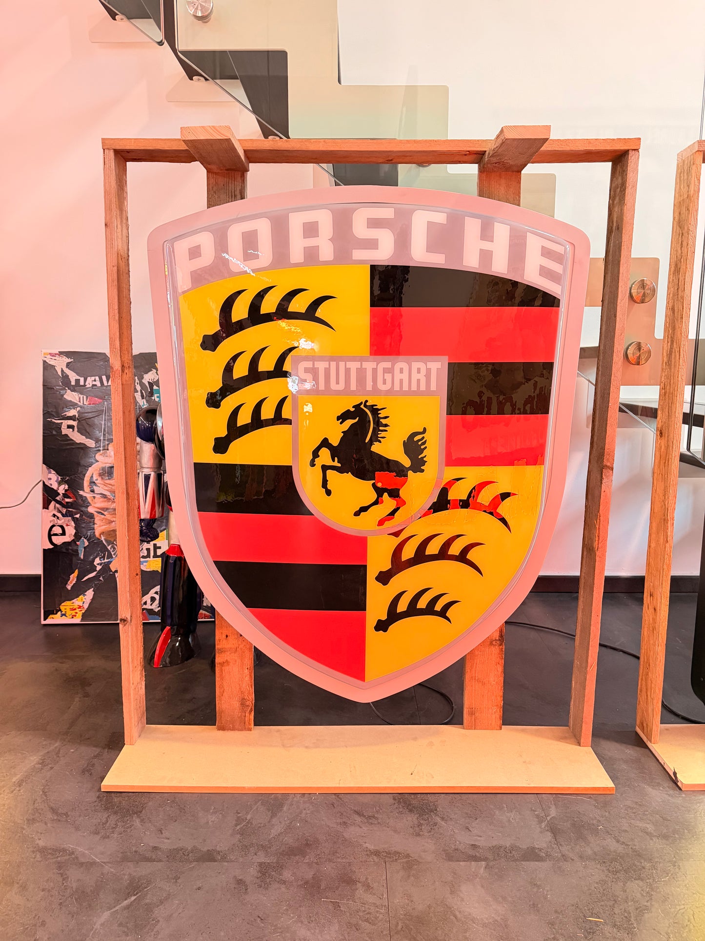 Insegna luminosa - Porsche Stuttgart