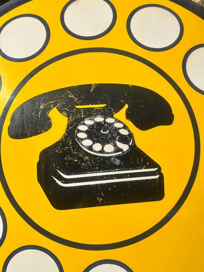 Insegna smaltata - Telefonica
