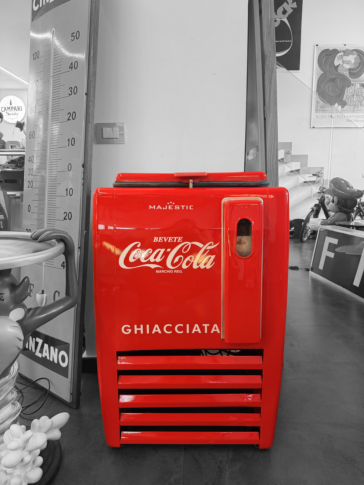 Pozzetto ghiacciaia Coca Cola anni 50 Majestic
