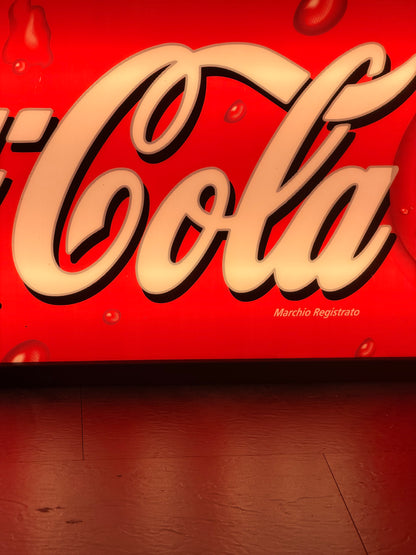 Insegna luminosa originale - Bevete Coca Cola