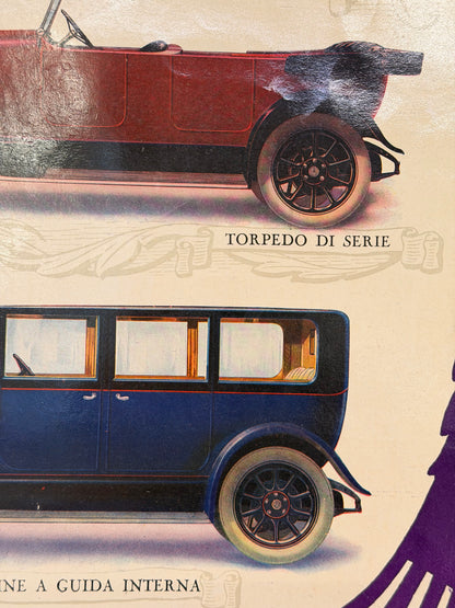 Manifesto pubblicitario originale - Bianchi Milano