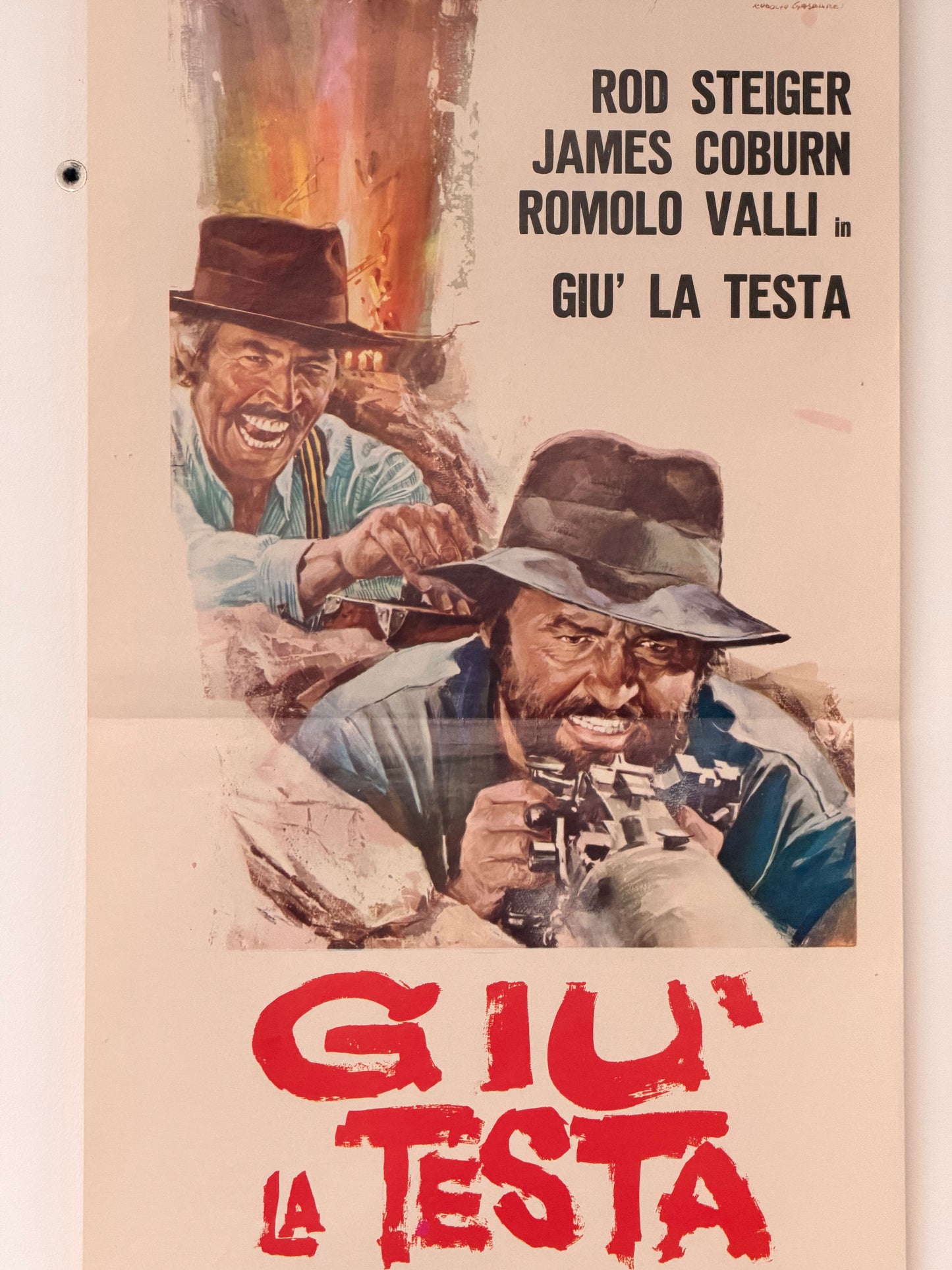 Locandina di cinema - Giù la testa