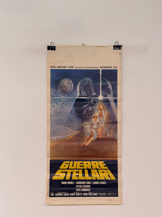 Locandina di cinema - Guerre Stellari prima edizione