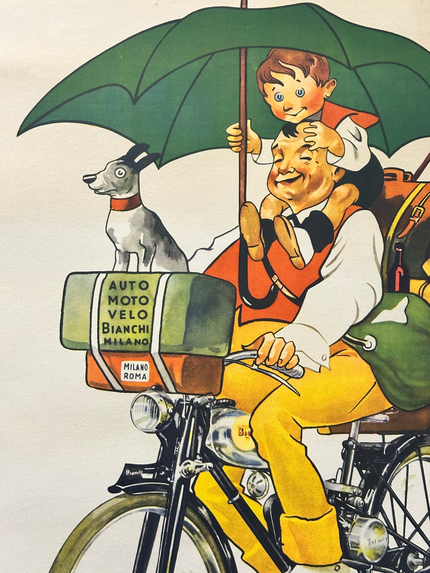 Manifesto pubblicitario originale -  Bianchi