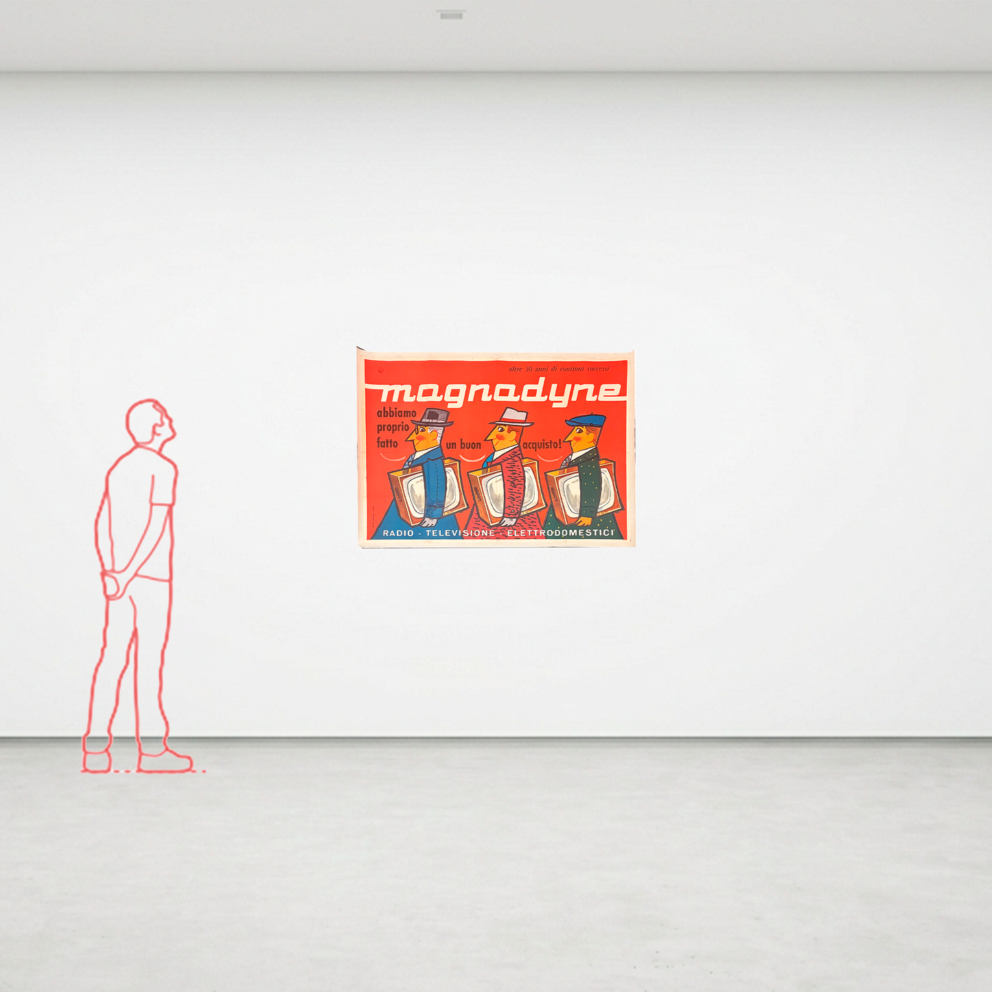 Manifesto pubblicitario originale - Magnadyne elettrodomestici