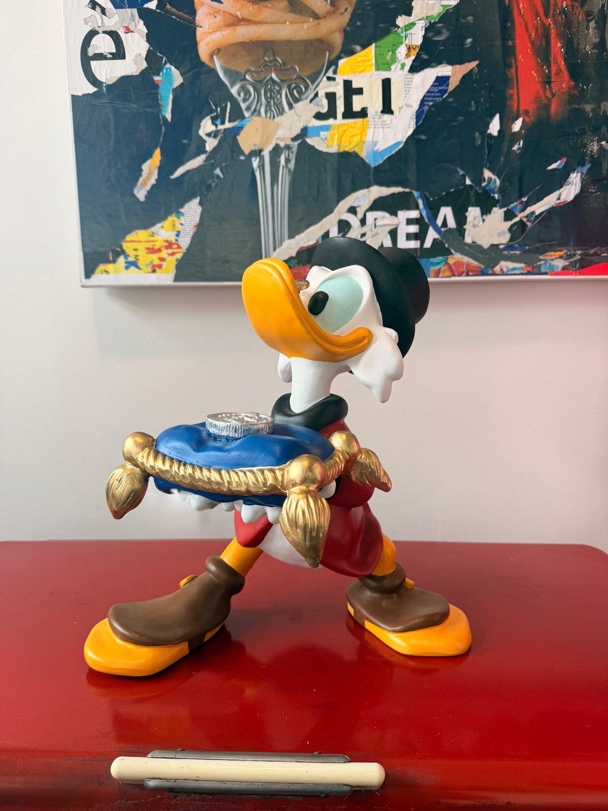Statua originale Disney - Paperone prima moneta