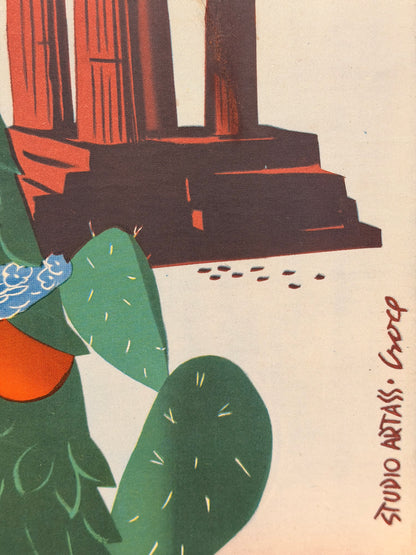 Manifesto pubblicitario originale - Sicilia
