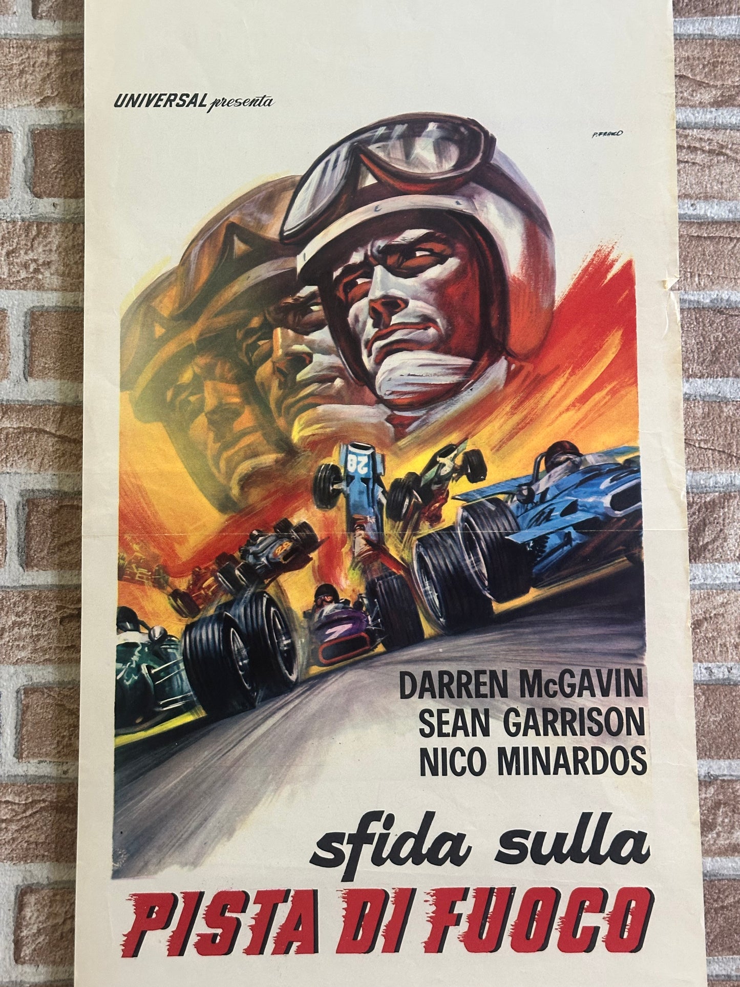 Locandina di cinema - Pista di Fuoco