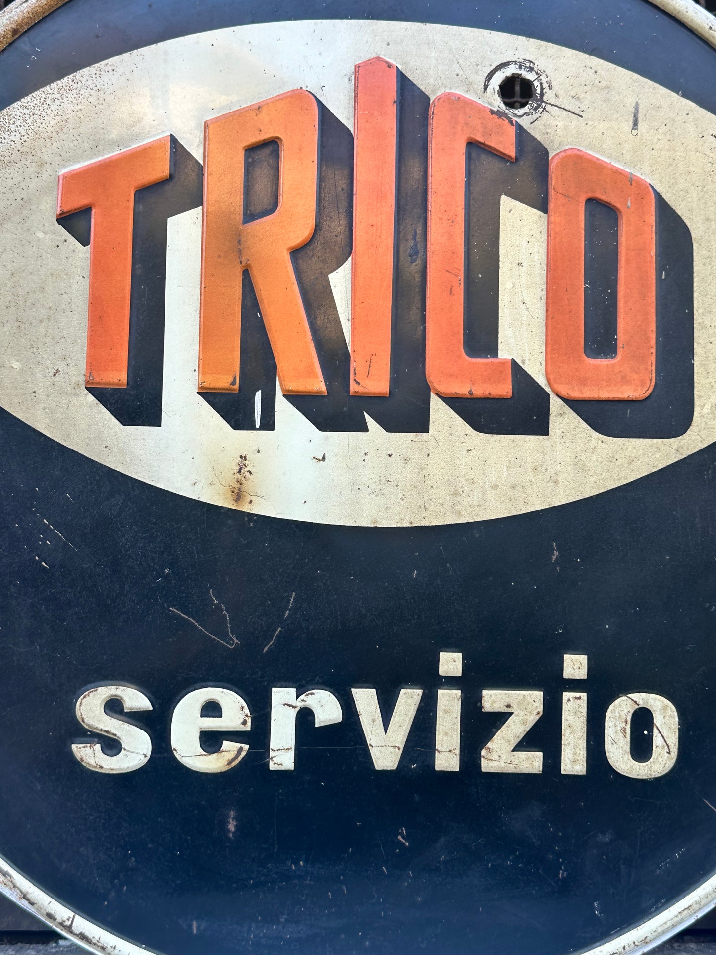 Insegna litografata - Trico carburanti