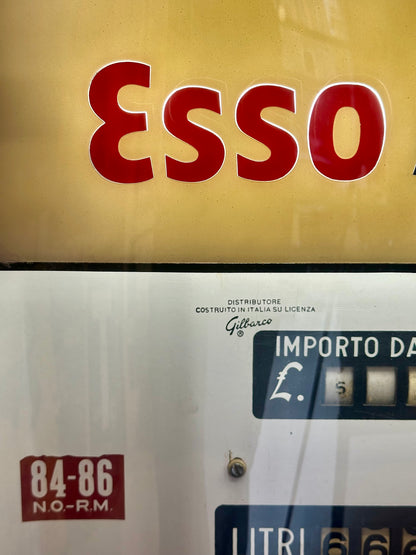 Distributore di benzina smaltato - Esso