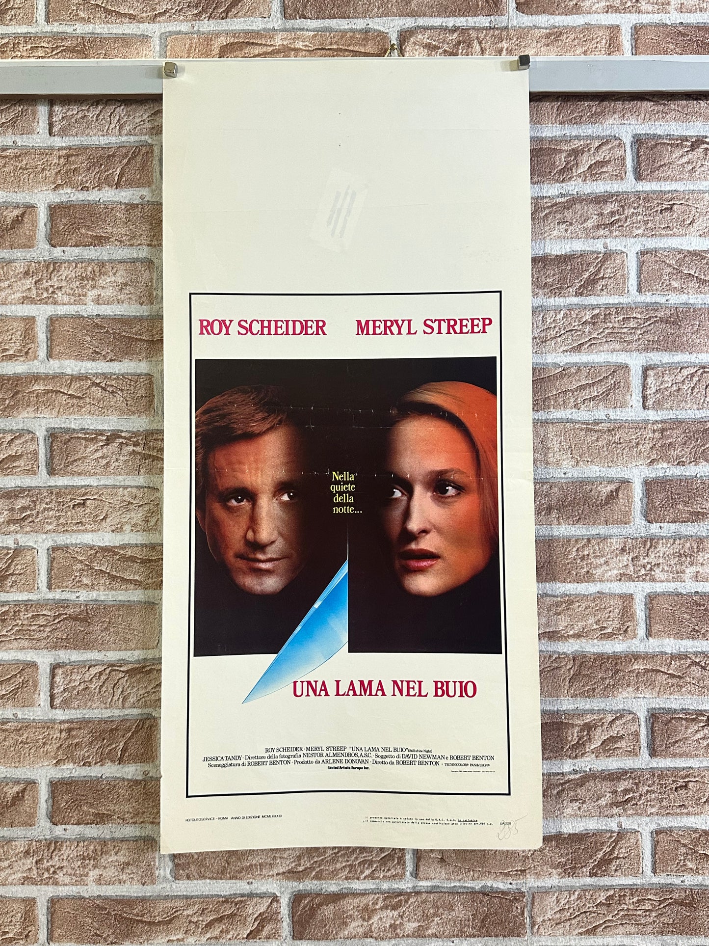 Locandina originale di cinema - Una Lama nel Buio