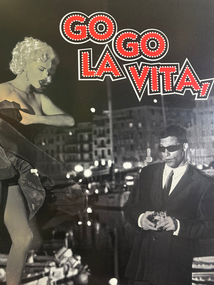 Manifesto pubblicitario originale - Martini - Go Go la Vita - Charlize Theron