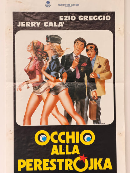 Locandina di cinema - Occhio alla perestrojka