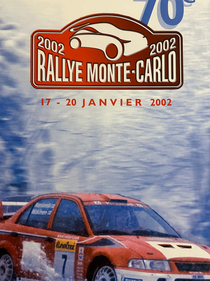 Manifesto pubblicitario originale - Rallye Monte Carlo