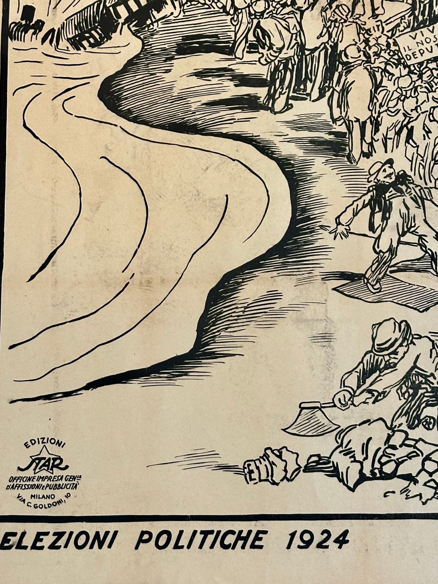 Manifesto politico originale - Partito Nazionale Fascista