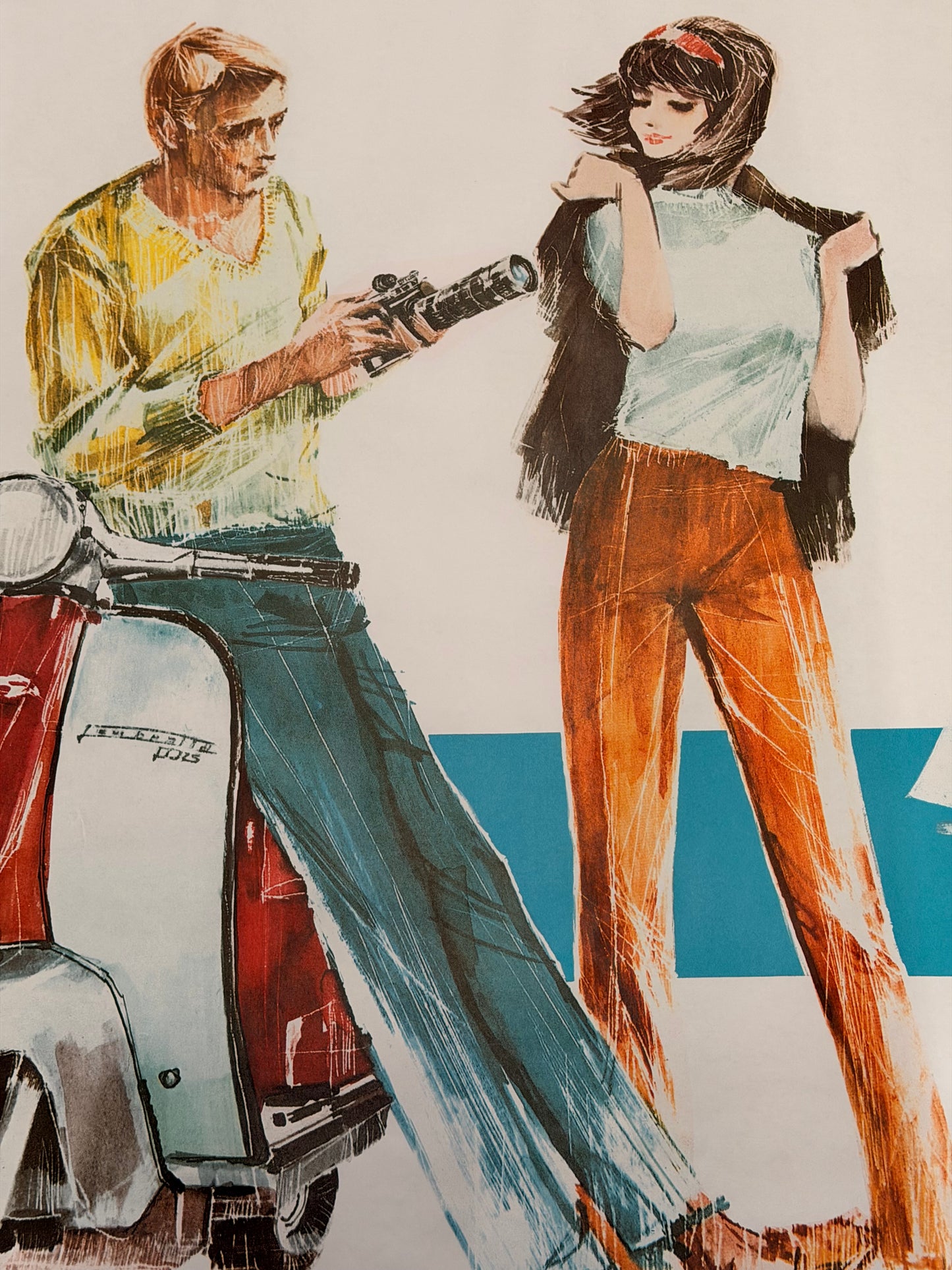 Manifesto pubblicitario originale - Lambretta innocenti