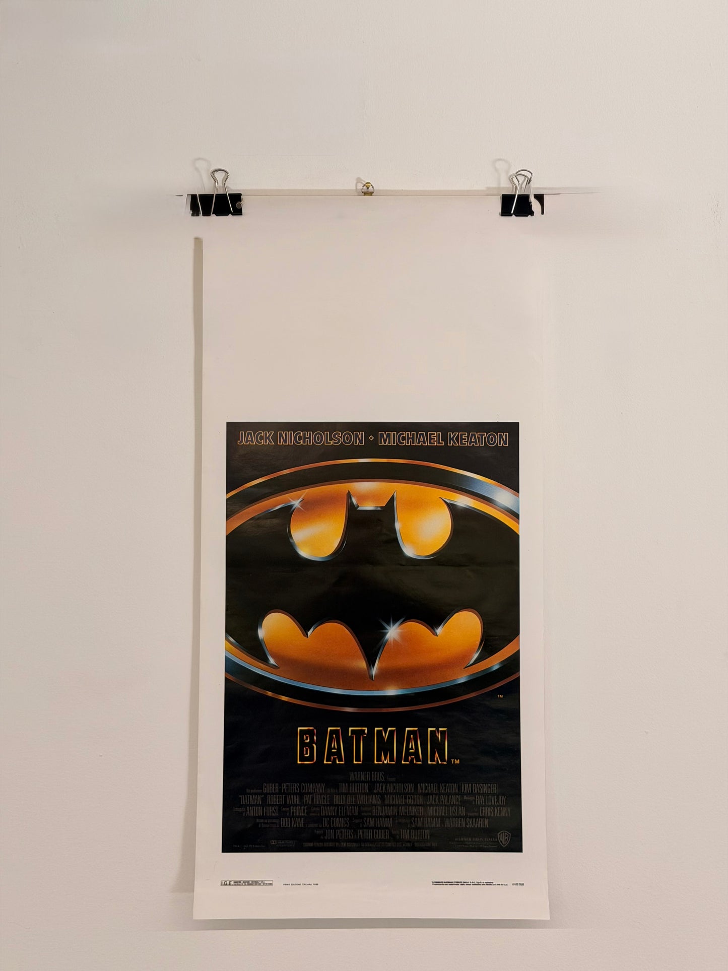 Locandina di cinema - Batman Jack Nicholson