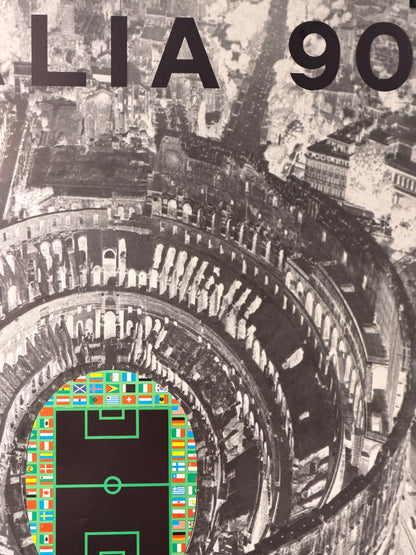 Manifesto pubblicitario originale - Italia 90