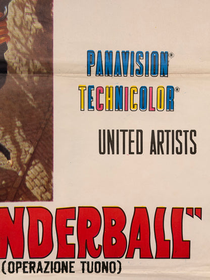 Manifesto di cinema - 007 Thunderball - Sean Connery