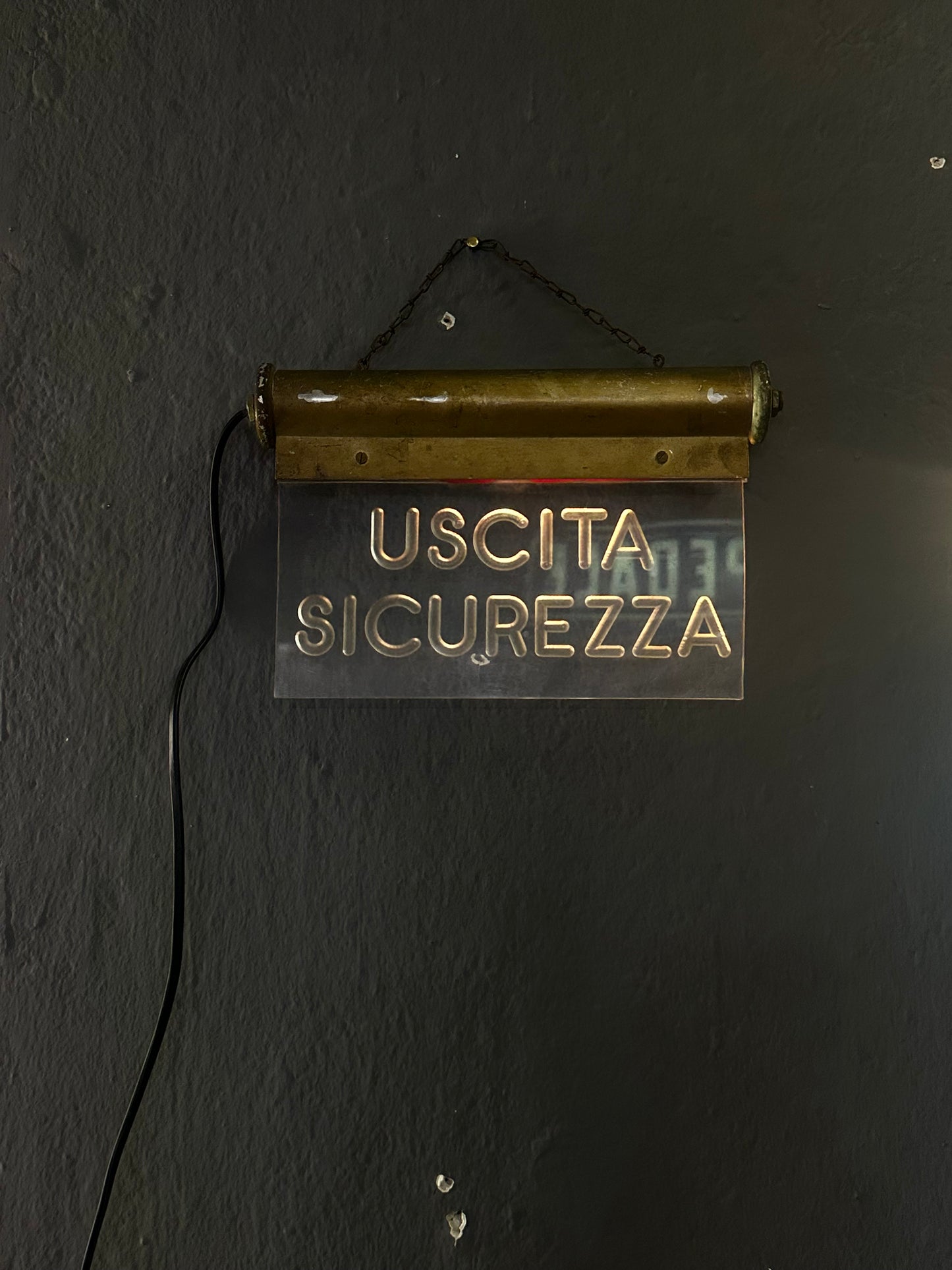 Insegna luminosa - Uscita sicurezza