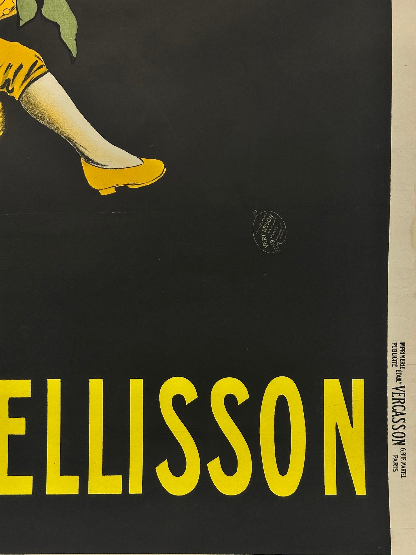 Manifesto pubblicitario originale - Cognac Pellisson