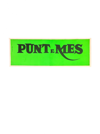 Manifesto pubblicitario originale - Punt e Mes