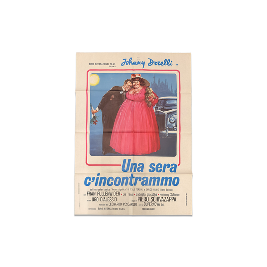 Manifesto originale di cinema - Una sera c’incontriamo