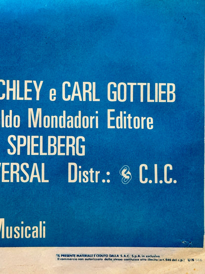Manifesto originale di cinema - Lo squalo