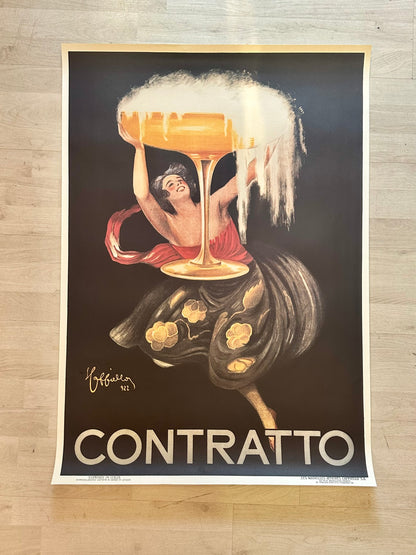 Manifesto pubblicitario Contratto Canelli spumanti
