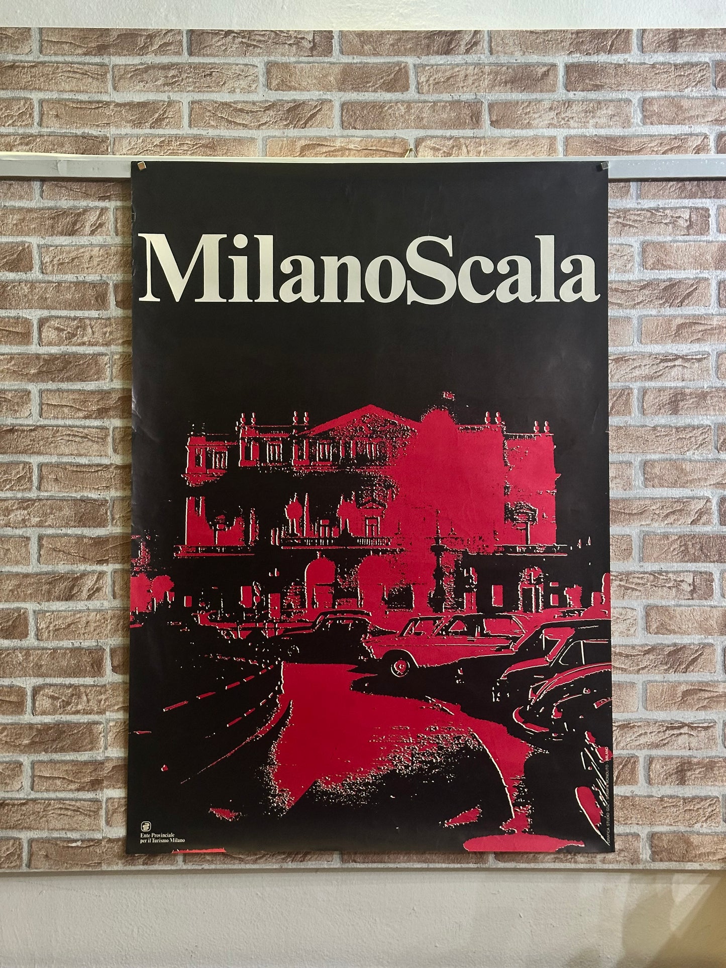 Manifesto pubblicitario originale - Milano Scala