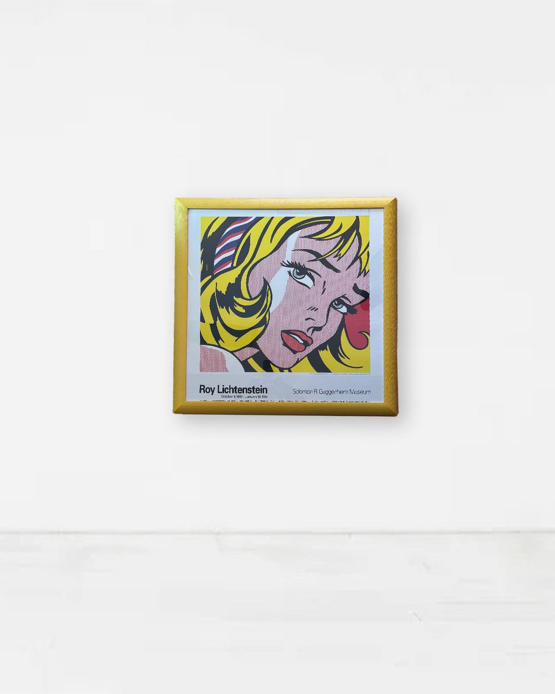 Manifesto originale pubblicitario - Roy Lichtenstein - Guggenheim