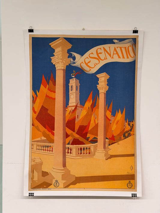 Manifesto pubblicitario originale - Cesenatico ENIT