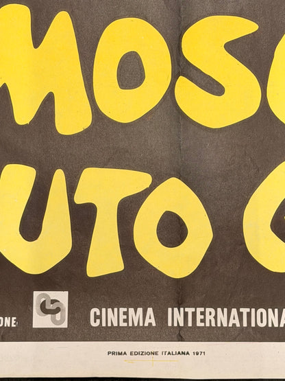 Manifesto di cinema - 4 Mosche di velluto Grigio - Dario Argento