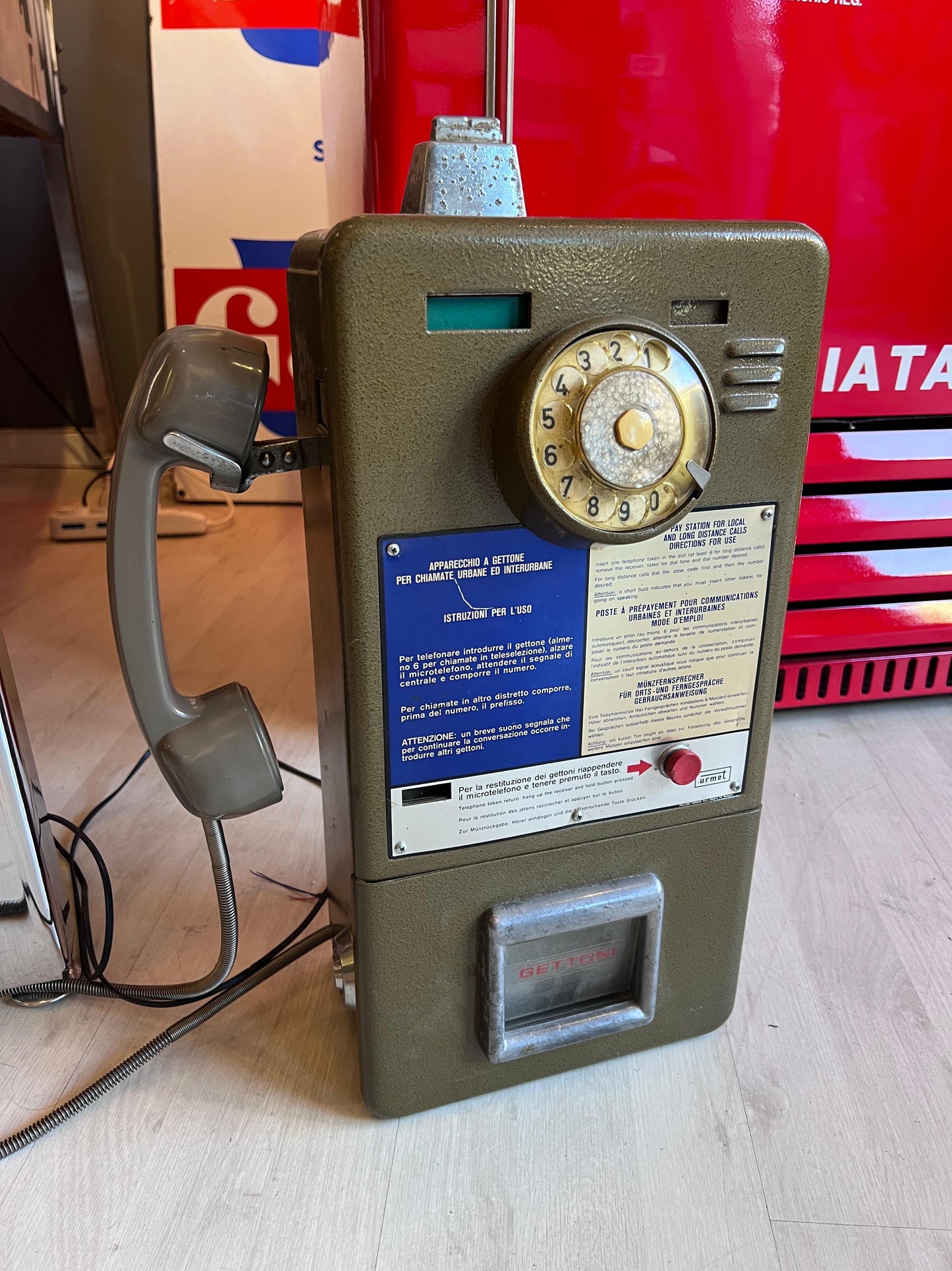 Telefono a gettoni originale