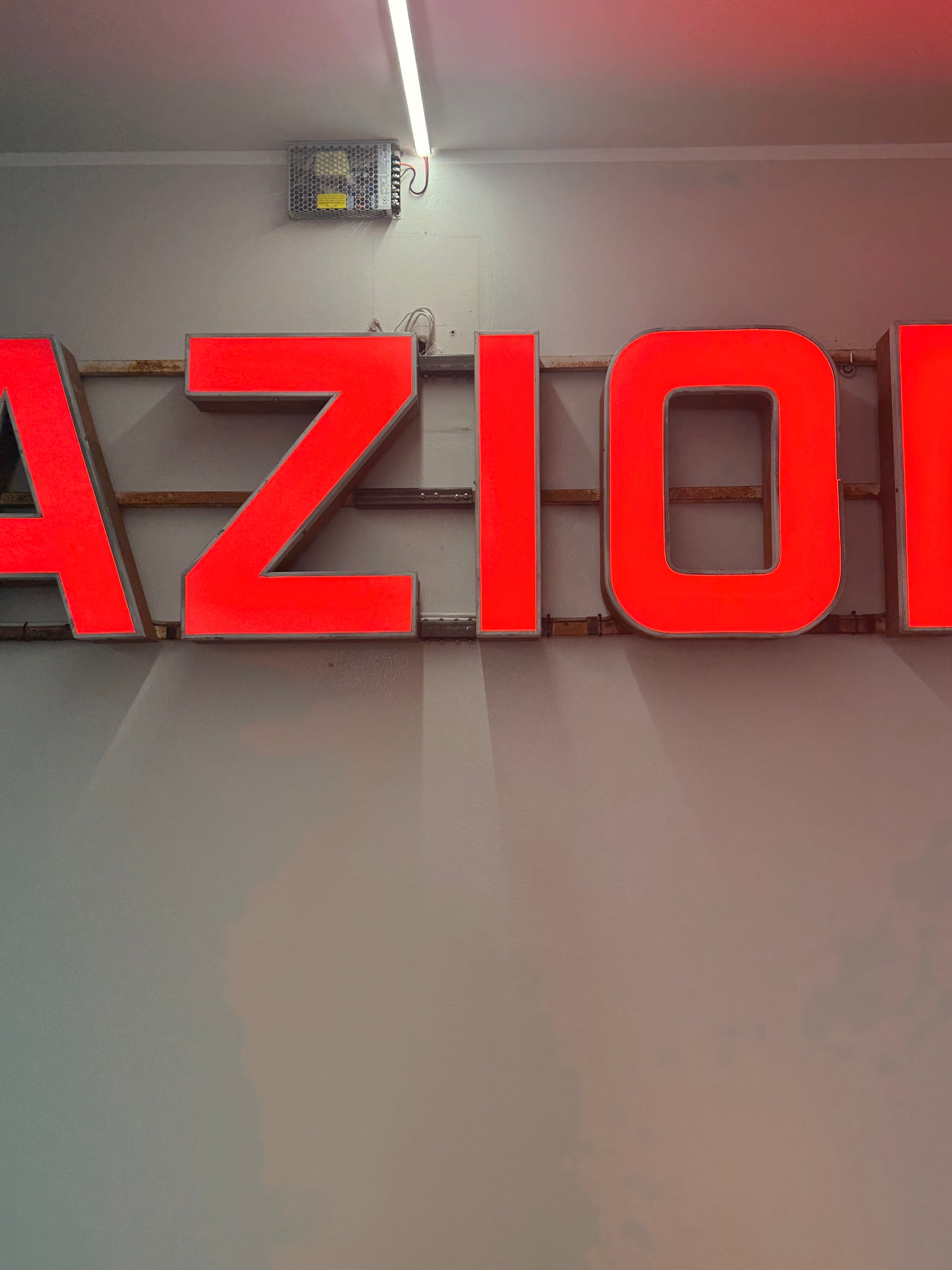 Insegna luminosa originale - Stazione