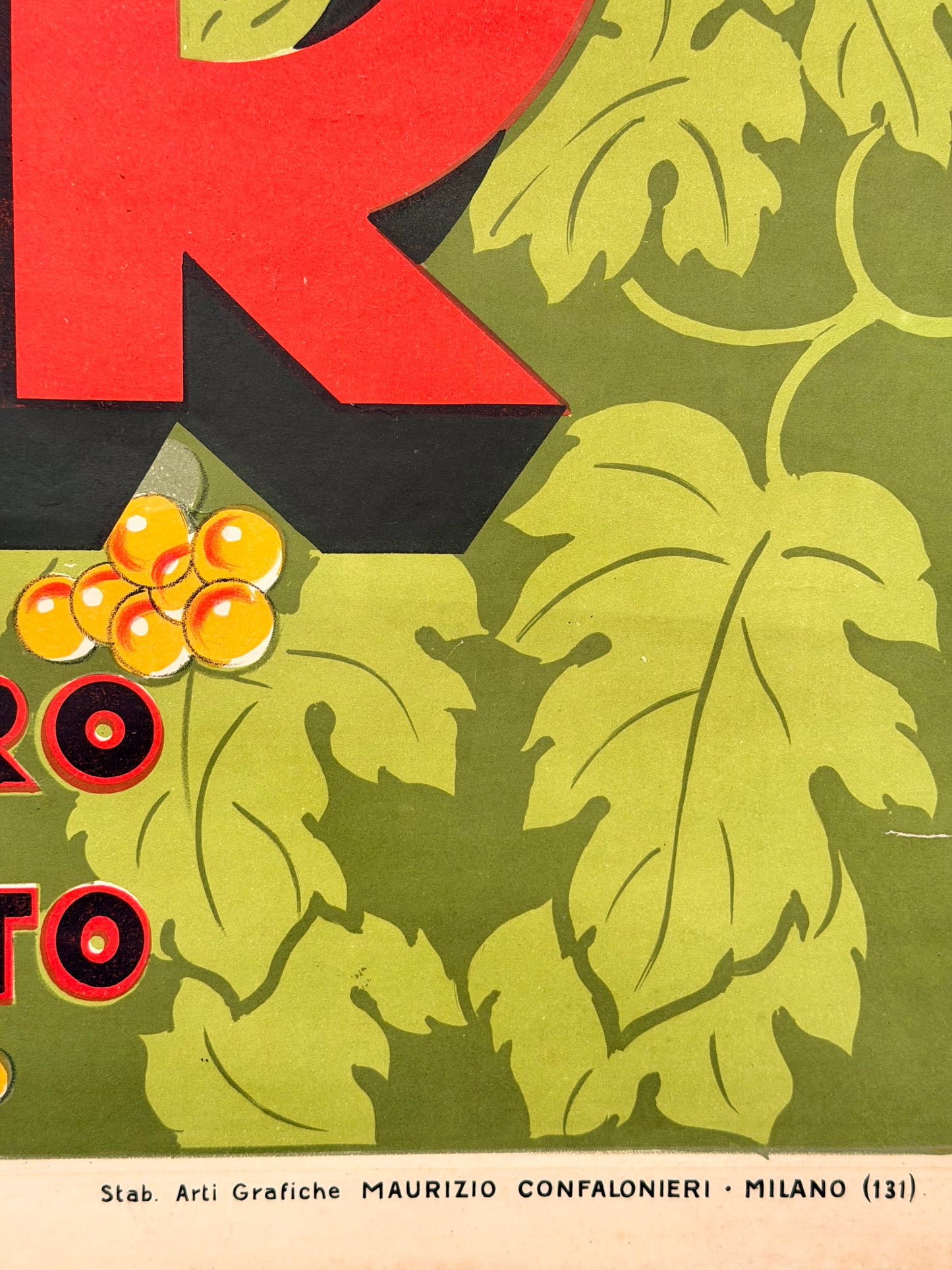 Manifesto pubblicitario originale - Vimar L’aperitivo - Casale Monferrato