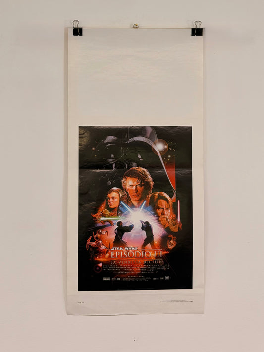 Locandina di cinema - Guerre Stellari Episodio III La Vendetta dei Sith
