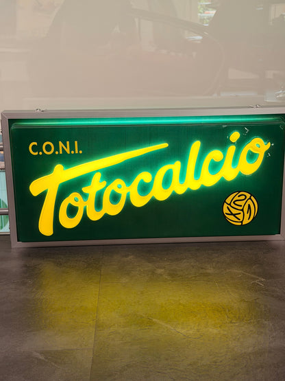 Insegna termoformata Totocalcio
