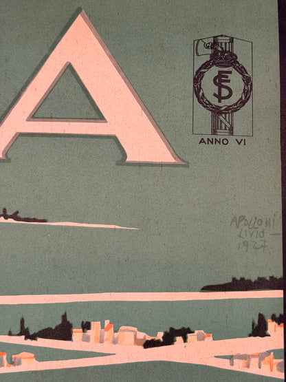 Manifesto pubblicitario originale - Pisa ENIT