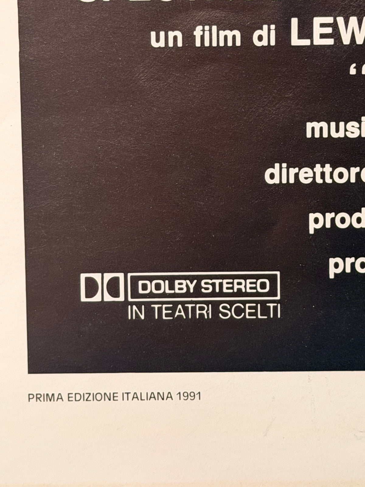 Locandina di cinema - Sotto massima sorveglianza