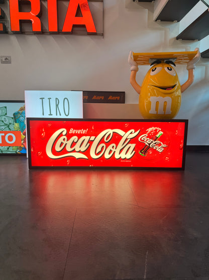 Insegna luminosa originale - Bevete Coca Cola