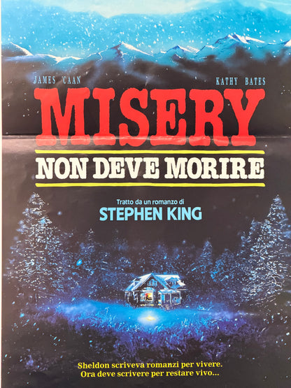 Locandina di cinema - Misery -Stephen King